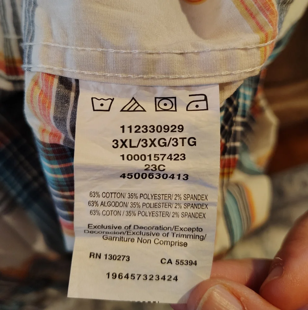 Wrangler Button Down Western Shirt - Picture 4 of 4